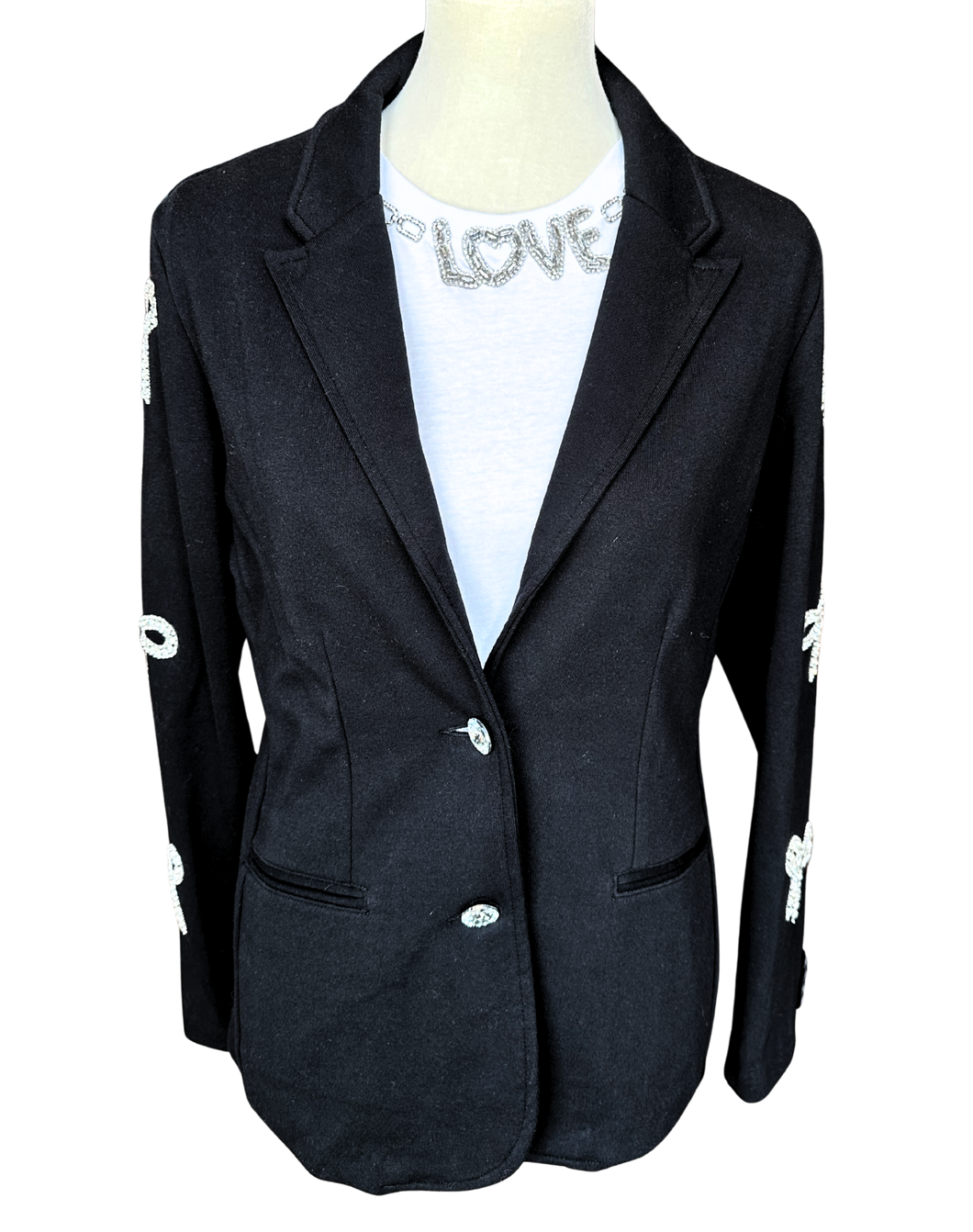 Crystal Bows Blazer