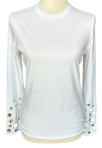 Dot Long Sleeve  Tee (+)