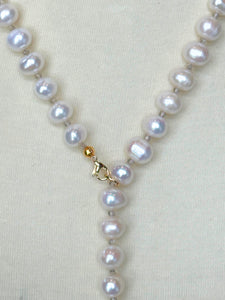 Lariat Pearl Necklace (+)