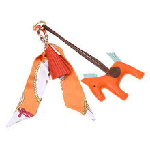 Load image into Gallery viewer, Equestrian Keychain w/Tassel &amp; Scarf (+)