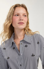 Load image into Gallery viewer, Embellished Long Sleeve Button Front