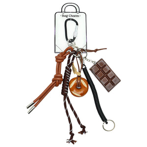 Chocolate Pretzel Bag Charm