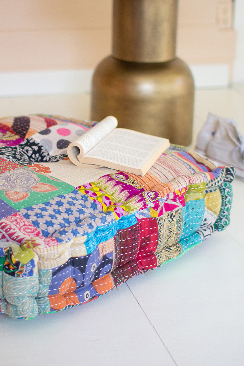 Kantha Floor Cushion