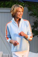 Load image into Gallery viewer, Striped Half Zip Sweater (+)