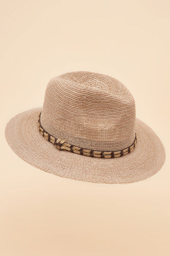 Natalie Sun Hat Natural w/ Rope Band