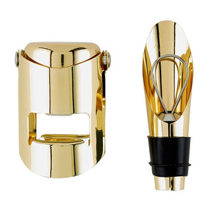 Champagne Stopper + Pourer Book Box