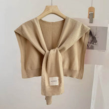 Load image into Gallery viewer, Knit Sweater Shawl (+)