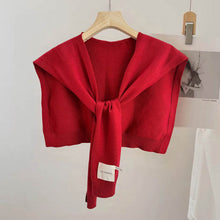 Load image into Gallery viewer, Knit Sweater Shawl (+)