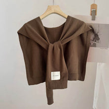 Load image into Gallery viewer, Knit Sweater Shawl (+)