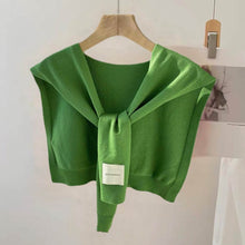 Load image into Gallery viewer, Knit Sweater Shawl (+)