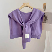 Load image into Gallery viewer, Knit Sweater Shawl (+)