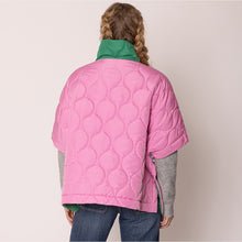 Load image into Gallery viewer, Quilted Puffer Poncho - ONE SIZE