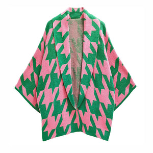 Knit Cardigan Shawl - ONE SIZE