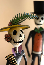 Load image into Gallery viewer, Metal Day of the Dead Couple