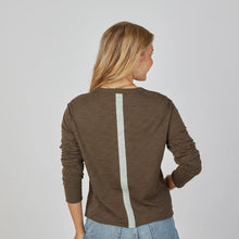 Load image into Gallery viewer, Relaxed Stripe Crew (+)