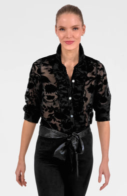 Ruffle Rumble Floral Blouse