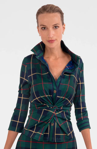 Twist & Shout Plaid Top