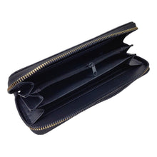 Load image into Gallery viewer, Vegan Leather Checkered Long Wallet (+)