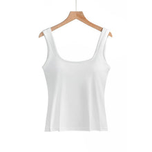 Load image into Gallery viewer, Built-in Bra Ribbed Tank (+)