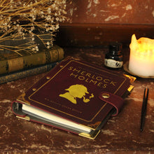 Load image into Gallery viewer, Sherlock Holmes Refillable Ring Binder Notebook