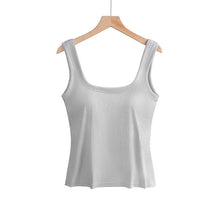 Load image into Gallery viewer, Built-in Bra Ribbed Tank (+)