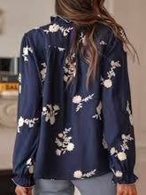 Load image into Gallery viewer, Boho Ecru Floral Blouse