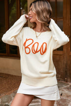 Load image into Gallery viewer, Ribbed Boo Sweater