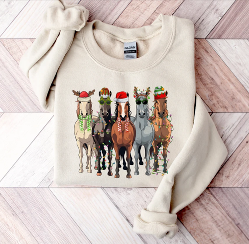 Christmas Horse Sweatshirt