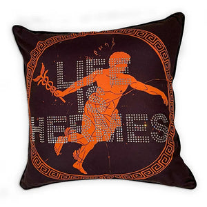 "Life is Hermes" Pillow