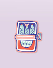 Load image into Gallery viewer, Tinned Fish Die Cut Sticker