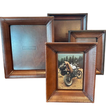 Load image into Gallery viewer, House of Mercier Leather Photoframe (+)