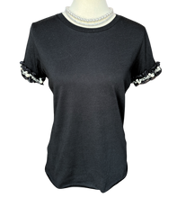 Load image into Gallery viewer, Ruffle Pearls Tee