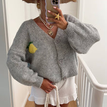 Load image into Gallery viewer, Limoncello Jacquard Cardigan