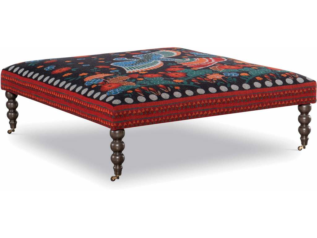 Folk Art Onyx Ottoman