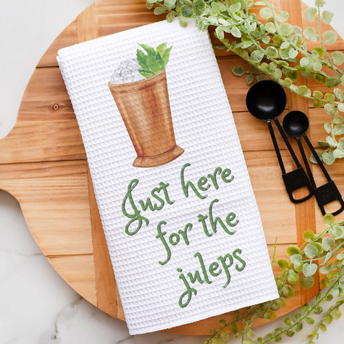 Mint Julep Derby Kitchen Towel