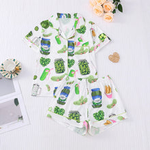 Load image into Gallery viewer, Fun Short Sleeve Pajama Sets (+)