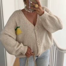 Load image into Gallery viewer, Limoncello Jacquard Cardigan