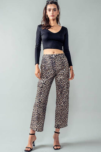 Savanna Cropped Cargo Pants