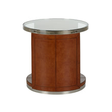 Load image into Gallery viewer, Craftsman Leather Side Table