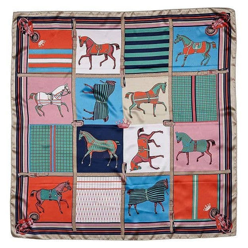 Equestrian Silky Blanket Scarf