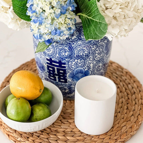 Lemon Verbena Ceramic Candle