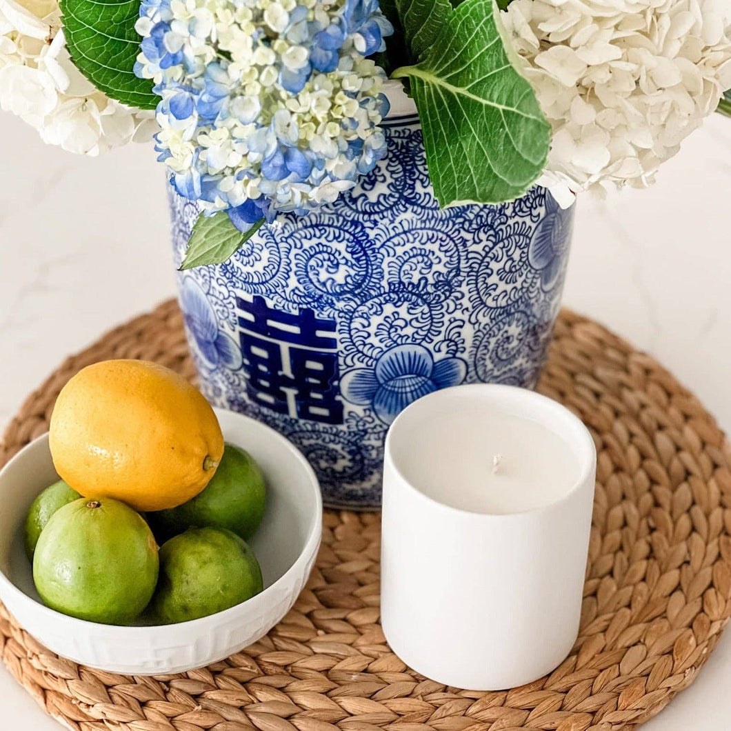 Lemon Verbena Ceramic Candle
