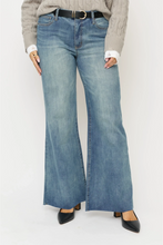 Load image into Gallery viewer, Crawford Mid Rise Fitted Wide Leg