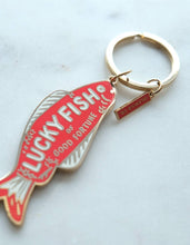 Load image into Gallery viewer, Good Fortune Fish Keychain