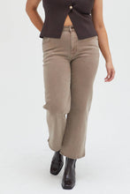 Load image into Gallery viewer, Addington Ankle Crop Mid Rise Jean, Brown Overdye