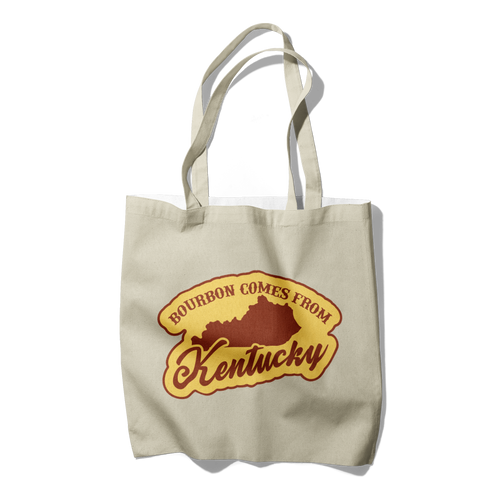 Bourbon Comes From Kentucky Canvas Tote Bag