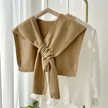 Load image into Gallery viewer, Knit Sweater Shawl (+)