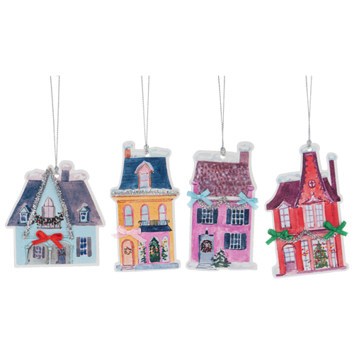 Holiday House Ornament (+)