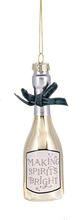 Load image into Gallery viewer, Champagne Bottle Ornament (+)