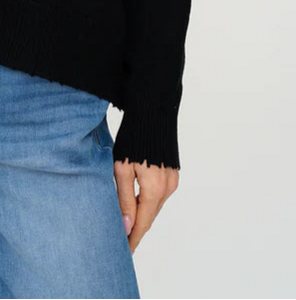 Angii Frayed Sweater